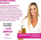Pink Stork Digestive Enzymes for Women | Supports Digestion, Gut Health, Bloating Relief, Metabolism + Nutrient Absorption | GLP-1 Support | Vegan | 13 Enzymes + Amla Supplement | 60 Capsules