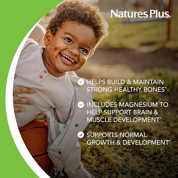 NaturesPlus Animal Parade Calcium, Vanilla Sundae Flavor - 135 Animal-Shaped Chewable Tablets, Pack of 2 - Vegan, Gluten Free - 90 Total Servings