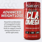 iSatori Ultra CLA Omega 3 6 9, Natural Weight Loss Fat Burner, Muscle Toner with Conjugated Linoleic Acid, Omega 3 Fish Oil & Safflower, Stimulant-Free, 90 Softgels