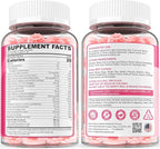 Prenatal Vitamins for Women Gummies, Methylfolate 1mg, Vegan Omega 3 DHA 800mg, Iron, Choline, Iodine, Vitamin D3 B6 B12 - Multivitamin for Women Before, During & After Pregnancy, Sugar Free, 60 Count