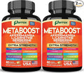 GLP-1 Booster Supplement, Akkermansia, L-Carnitine, Berberine (GlucoVantage), Methylfolate, Methylated B12, Chromium, Capsimax, Psyllium Husk, Probiotics Vitamins D3, B6, 20-in-1 Plant-Based (2 Pack)