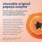 American Health Original Papaya Enzyme Chewable Tablets - Promotes Nutrient Absorption and Helps Digestion - Gluten-Free, Vegetarian - 600 Count, 200 Total Servings