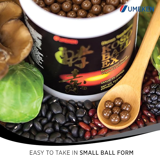 Umeken Koso Ball EX-New Fermented Fruits and Vegetables Extract Containing Enzymes. Chewable Tablets Made in Japan