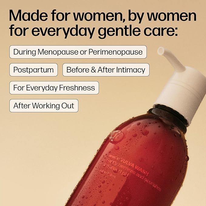 Medicine Mama's Apothecary VMAGIC Gentle Feminine Wash pH Balanced to Cleanse and Rejuvenate Intimate Skin with Chamomile, Collagen, Vitamin E and Sage – Hormone Free – 6 Pack, 8 oz Each