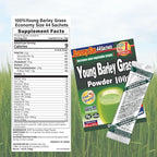 Yamamoto Kanpoh YAMAKAN Young Barley Grass Powder, Grass Juice for Gut Health & Vitality, Rich in Vitamins & Minerals for Women & Men, Super Greens Powder, Non GMO, Gluten-Free & Vegan, 44 Count