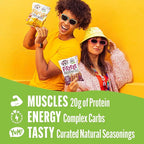Lenny & Larry's FITZELS Variety Pack, 3 Flavors, 12 Count- Savory Pretzel Snacks Incredibly Tasty, High Protein Salty, Vegan, 20 g's of Plant Based Protein, 3 oz Each
