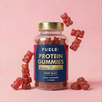 Protein Gummies – 12g High Protein Snack, Mixed Berry Flavor, No Added Sugar, Whey Protein Gummies, Supports Muscle Recovery, Post Workout Supplement