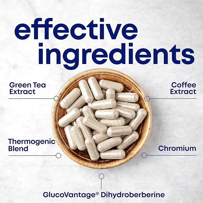 her own Boost, Helps Boost Energy, Supports Metabolism, Proprietary Thermogenic Blend, Green Tea Leaf Extract, Gluten and Soy Free, Vegan, 60 Capsules, 30 Servings, Small, Multi
