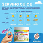 Dog Prenatal Vitamins – Multivitamin for Cats & Dogs, Folic Acid, Calcium, Iron, Minerals and Amino Acids. Ideal for Pregnant, Breastfeeding and Newborn – Senior Dog Supplement, Puppy Multi Vitamin.