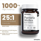 AMALTH Pueraria Mirifica Capsules 1000 mg 120 Capsules Estrogen Supplement for Women, Men and Transgender, Menopause Relief, Female Wellness Support Pills