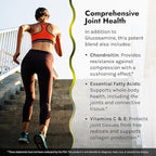 Inholtra Premium Lubri-Joint - 120 Liquid Soft-Gels - with Glucosamine, Chondroitin, Omega Fatty Acids + Vitamins C, D & E - 40 Servings