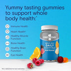 ONE A DAY Men’s 50+ Daily Essentials Multivitamin Gummies, Multivitamin for Men Over 50, Fruit Medley Flavor, 120 Gummies,(Pack of 2)