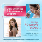 Collagen Peptides with Biotin + Keratin, Vitamin C + Omega 3 - Radiant Skin, Healthy Joint, Nails (150-day Supply)