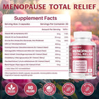 Menopause Supplements for Women, Support Hot Flashes & Night Sweats, with Black Cohosh, DIM & Evening Primrose, Hormonal Balance & Mood Support – 60 Capsules