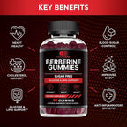Effective Nutra Berberine Gummies with Ceylon Cinnamon | 1200mg Sugar-Free Formula for Blood Sugar & Metabolic Support | Natural Energy, Heart Health | Vegan, Non-GMO | 90 Count (45-Day Supply)