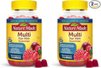 Nature Made Multi for Him, Mens Multivitamins Gummies, Energy Metabolism Support, Multivitamin for Men, 70 Gummy Vitamins and Minerals, 35 Day Supply (Pack of 2)