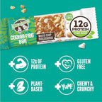 Lenny & Larry's Cookie-fied Protein Bar – White Chip Macadamia Vegan Protein Bars 9x45g – Healthy Snacks with 12g Plant Protein & 5g Fiber – Gluten-Free Power Bar, Non-GMO & Vegan