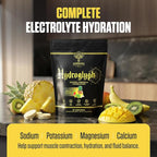 Ambrosia Hydroglyph Fasting Electrolytes Powder | Hydration Drink Mix with Amino Acids | Sugar Free Electrolyte Powder for Fasting & Intra Workout | 30 Servings, Strawberry Watermelon