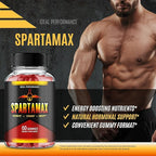 Spartamax Gummies, Official Spartamax Supplement Gummy for Men - Maximum Strength, All Natural Formula for Energy, Stamina & Performance, Advanced Formula Spar Tamax Support Reviews (60 Gummies)