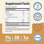 Nutricost Collagen Peptides Powder (Chocolate Peanut Butter Flavored) 1 LB - Grass-Fed Collagen Hydrolysate, Gluten-Free