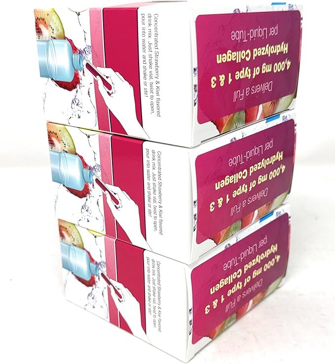 Liquid Collagen Skin Revitalization, Special 3 Pack ptc( 90 Count Total )