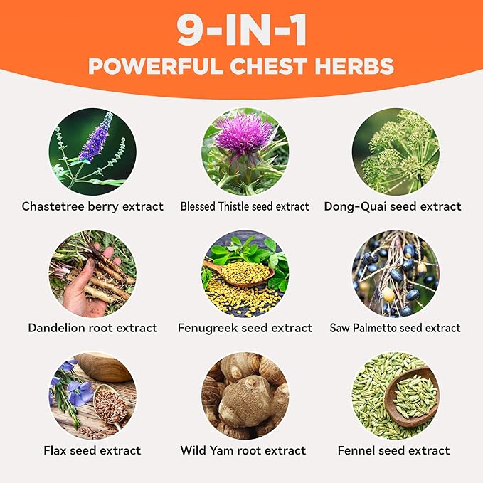 Aromlife Chest Gummies for Enhance Confidence, Bear Shaped Chest Gummies with Herbal Ingredients, 60 Count, Peach Flavor Natural BBL Gummy for Women and Men