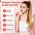 Feminine Balance Gummies for Women,Vaginal Probiotics Supports pH Balance, Digestive Health,Vegan,Gluten-Free, Strawberry Flavor with Filled,60 Gummies