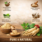 Organic Korean Panax Ginseng Root Extract, 200:1 Powder Root Extract, Maximum Strength, 170 g (6oz), 1 Gram Per Serving, with Active Ginsenosides
