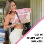 Flat Tummy Shakes - Vanilla, 20 Servings – Post GLP-1 Protein Supplement, High Protein, Zero Sugar, Keto-Friendly Meal Replacement with Clinically Studied Morosil®