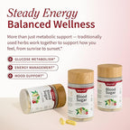Snap Supplements Blood Sugar Blend with Berberine, CoQ10, Cinnamon, and Gymnema to Support Already Healthy Blood Sugar, Metabolic Health and Energy, Sugar Free, 60 Capsules 2-Pack (Packaging May Vary)