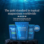 Ancient Minerals Magnesium Bath Flakes – Pure Zechstein Magnesium Chloride for Soaking and Whole-Body Replenishment, 8 lb Bag