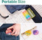 Sukuos Large Weekly Pill Organizer 2 Times a Day, Daily Pill Box 7 Day Easy to Open with Double Protection, AM PM Pill Case for Medicine/Vitamin/Fish Oil/Supplements (Yellow)