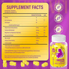 Myo-Inositol & D-Chiro Inositol,Inositol Gummies with Vitamin D3, Magnesium Glycinate, Omega-3, Folate & Zinc, Inositol Supplement Menstrual Cycle for Women-40:1 Ratio-90 Day Supply