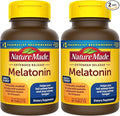 Nature Made Melatonin 4mg Extended Release Tablets,Sleep Supplements for Adults,100% Drug Free Sleep Aid,90 Day Supply,90 Count (Pack of 2)