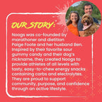 Noogs Sour Energy Chews, Strawberry Lemonade Caffeinated Electrolyte Energy Gummies, 50mg Green Tea Caffeine, Sour Candy Flavored Alternative to Running Gels, Vegan & Gluten Free, 12 Pack