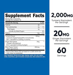 Nutricost Turmeric Gummies 2,000mg Tumeric per Serving (120 Gummies) - 60 Servings