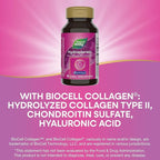 Nature’s Way Hydraplenish, Unique BioCell Collagen with Hyaluronic Acid, MSM, Supports Healthy Hair, Skin and Nails*, 60 Collagen Supplements Capsules (Packaging May Vary)