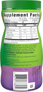 Benefiber Chewable Prebiotic GLP-1 Friendly Fiber Supplement Tablets for Digestive Health, Assorted Fruit Flavors - 100 Count
