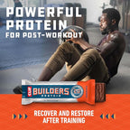 Clif Builders Protein Bars - Chocolate Flavor - 20g Plant Based Protein - Gluten Free - Non-GMO - Low Glycemic - No Artificial Sweeteners - 2.4 oz. (12 Pack)