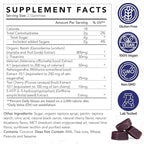 PM Rest & Sleep Mushroom Gummies, 60 Count - L-theanine Supplement with Reishi, Ashwagandha, Valerian Root & Tart Cherry for Natural Relaxation, Mood & Improved Sleep - Vegan, Non-GMO