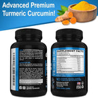 Glucosamine Chondroitin MSM Turmeric - Joints Health Supplement 2100mg Knee Bone & Joints - Joint Support Supplement Pills Advanced Glucosamine Sulfate Capsules Joint Supplements for Men Women Adults