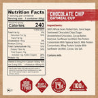 Kodiak Cakes Instant Protein Chocolate Chip Oatmeal in a Cup, 2.12oz (Pack of 12)