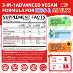 Choline Gummies for Kids & Adults, Choline Supplements 500mg with DHA, Phosphatidylserine for Brain Health, Focus, Immune Support, Sugar-Free, Vegan, Strawberry Flavor, 60 Gummies