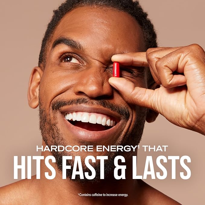Hydroxycut Hardcore - 60 Rapid-Release Capsules - Thermogenic Calorie Burn, Extreme Energy + Focus, Maximum Intensity - for Women & Men
