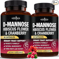NEW AGE D-Mannose with Cranberry & Hibiscus - High Strength for Urinary Tract Health - Supplement for Women - Bladder, Liver & Microflora Support - Made in USA - Vegan, 120 Capsules