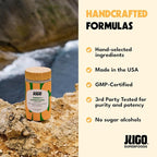 JUGO Energy + SUPERFOODS Vitamin B12 Gummies with Kale & Super Greens, Caffeine-Free Pre-Workout Energy Gummies, Vegetarian-Friendly, Gelatin-Free and Gluten-Free, Non-GMO, Made in USA, 40 Count