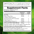 InflamEzze - Turmeric, Curcumin, Ginger Supplement - Gluten-Free, 60 Capsules