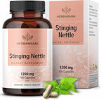 HERBAMAMA Stinging Nettle Capsules - 1200mg Stinging Nettle Root Extract for Urinary Tract Support - Vegan, Non-GMO Urtica Dioica Supplement