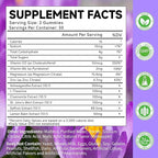 Saffron Gummies for Adult Kids, 10-IN-1 Cortisol Support Supplement with Saffron 88.5mg, Vitamin D3, B6, Magnesium, Zinc, Ashwagandha, L-Theanine, St. John's Wort, For Emotions, Slumber, 60 Count