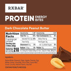 RXBAR Protein Energy Bites, Gluten Free Energy Snacks, Protein Snacks, Dark Chocolate Peanut Butter (60 Bites)